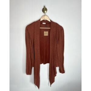 Hello Nite Rust Lightweight Cardigan
